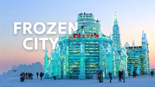 Inside Chinas Largest Ice City  Harbin Ice And Snow Festival Documentary [upl. by Thistle786]