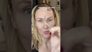 The ABSOLUTE Best way to apply strip lashes No lifting striplashes lashes howto [upl. by Eckblad]