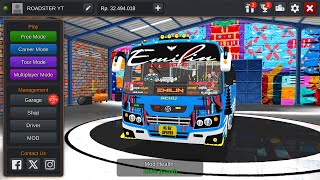 EMILIN  KL 02 AV 9203  കൊല്ലം  കൊട്ടാരക്കര  kondody calista mod  bussid [upl. by Greenwell676]