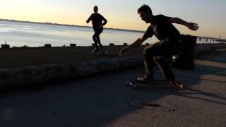 Longboard Sunrise Session with the Pintail by Original Skateboards [upl. by Sidra]