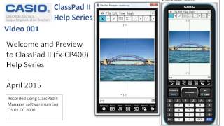 ClassPad Help 1  Welcome and Preview [upl. by Jovia]