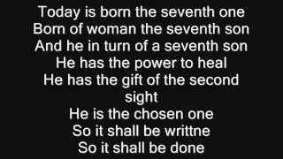 Iron Maiden  Seventh Son of a Seventh Son Lyrics [upl. by Trebuh716]