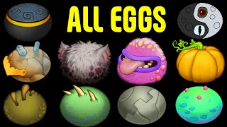 DARK ISLAND  All Eggs  My Singing Monsters  MonsterBox in Incredibox [upl. by Tupler]