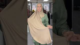 Easy to wear instant jerseys hijab jerseyhijab hijabshop easytowearhijab [upl. by Eslek]