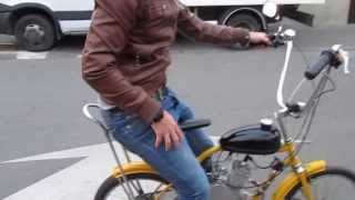 bicicleta pegas cu motor [upl. by Attevad]