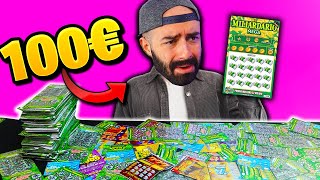 100€ di Gratta e Vinci Quanto ho VINTO 😨 La Grande TRUFFA [upl. by Ylicis]