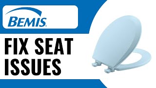 How to Fix Bemis Soft Close Toilet Seat That Slams Shut  Full Guide 2024 [upl. by Lenhart]