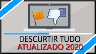 COMO DESCURTIR TODAS AS PÁGINAS DO FACEBOOK DE UMA SÓ VEZ [upl. by Auqinat]