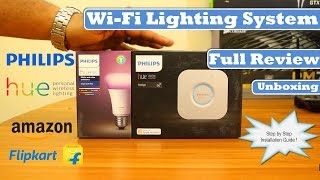 WiFi Lighting System  Philips Hue  Mini Starter Kit  E27 Bulb  Review [upl. by Hegarty]