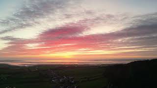 Morecambe bay sunset 111124 [upl. by Linnet794]