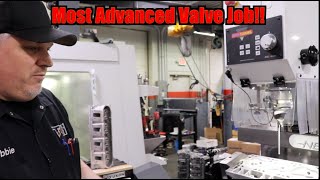 Our NEW CNC Valve Job Machine POWER IS IN THE MACHINE WORK [upl. by Bromleigh751]