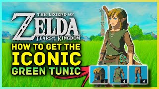 Zelda Tears Of The Kingdom How to Get the Iconic Green Tunic Without Amiibo  Tunic Of The Wild [upl. by Enrica]