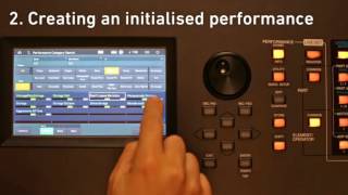 Yamaha Montage Tutorial  2 Creating a performance [upl. by Anaul]