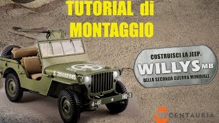 Tutorial Montaggio uscita 1COSTRUISCI LA JEEP® WILLYS MB [upl. by Hubing]