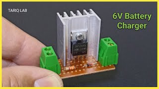 How To Make 6V Battery Charger Circuit [upl. by Ardeha]