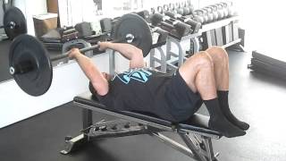 Lying Triceps Extensions Elevator Reps [upl. by Darach]