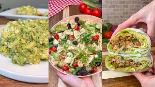 3 ensaladas INCREIBLES que debes probar si quieres comer sano y rico Fáciles y Altas en Proteína 🔥 [upl. by Bega873]