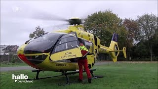 ZDF  hallo deutschland  Stress im Rettungshubschrauber 12 [upl. by Danforth]