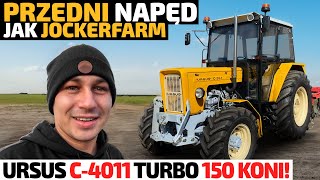 URSUS C 4011 TURBO 4X4 150 KONI  PRZEDNI NAPĘD taki jak ROBILIŚMY u JOCKERFARM [upl. by Vassaux74]