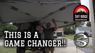 Skyridge Body Armor 4x4 270 Awning Review and Install  Eagles Overlanding [upl. by Ardnalahs]