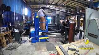 LPI BOOST Lift used in welding application on large scale components [upl. by Elehcir]