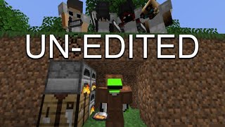 Minecraft Manhunt UNEDITED 4 Hunters FINALE [upl. by Ytomit]