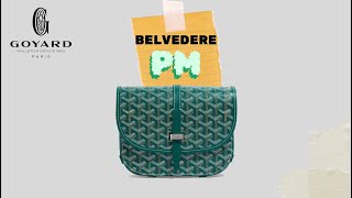 ReviewUnboxing Túi Goyard Belvedere PM Bag Green nam nữ mang đều xinhhhh yêu vô cùng tận [upl. by Pizor703]