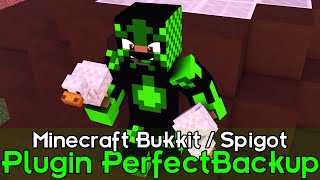 Minecraft Plugin Tutorial PerfectBackup  Backup e Restore [upl. by Suivatal281]