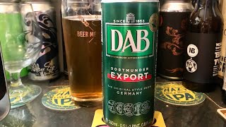 DAB  Dortmunder Export Lager 5�V  German beer [upl. by Jary]