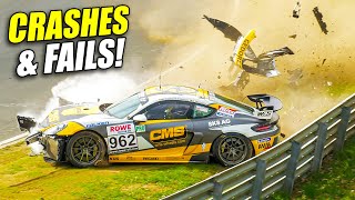 HUGE NÜRBURGRING CRASH amp FAIL Compilation 15 HOURS of EPIC Nordschleife Crashes amp Fails [upl. by Hazmah222]