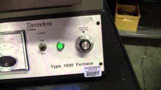 Thermolyne Type 1500 Benchtop Muffle Furnace Model FD1525M [upl. by Emmeram]