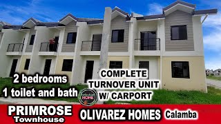 Primrose Townhouse Olivarez Homes Calamba [upl. by Lepp]