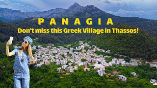 THASSOS 2023 Dont Miss This Greek Village Panagia Its Wonderful [upl. by Gnehc629]