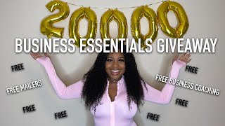 BUSINESS ESSENTIALS GIVEAWAY CLOSED  FREE BUSINESS SUPPLIES  TROYIA MONAY [upl. by Cacka]