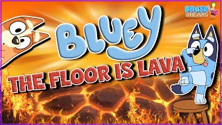 Bluey Floor Is Lava amp Freeze Dance Game Brain Breaks For Kids  Fun Exercise For Kids  GoNoodle [upl. by Ahcsap460]