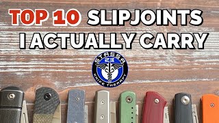 Top 10 Slipjoints that I Carry the Most Stassa 23 EDC Knives [upl. by Nithsa]