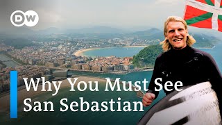 What Makes San Sebastian Spains Best Surfing and Dining Spot [upl. by Yesmar]