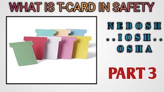 What is Tcard in safetysafety card ioshcourse neboshigc oshaisthisok [upl. by Ardme]