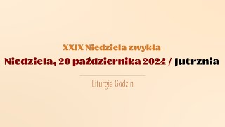 Jutrznia  20 października 2024 [upl. by Stauffer]