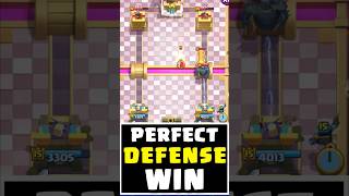 Crazy Defense and Win against PEKKA Battle Ram clashroyale goblinbarrel ramrider [upl. by Freya]