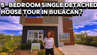 Amaris Single Detached 5 Bedrooms House Tour in Alegria Marilao Bulacan [upl. by Maidie]