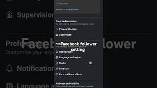 Facebook follower setting 🥰❤️ tech foryou facebook followers banglatutorial smtechprobd [upl. by Gahl]