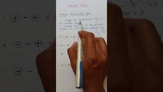 Integer rules for substractionMaths Resolution shortfeeds short youtubeshort maths [upl. by Eugen125]