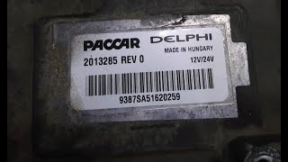 DAF XF 106 engine ECU 2013285 reballing procesor [upl. by Nahtanoj92]