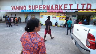 KE SALAH SATU TEMPAT BELANJA PRODUK2 PAPUA NUGINI 🇵🇬 DI VANIMO TOWN 🇵🇬  BORDER TOWN [upl. by Yecnuahc125]