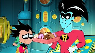 Teen Titans and Freakazoid  Teen Titans Go quotHuggbeesquot [upl. by Suirtemid]