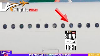 LOS ANGELES LAX  LIVE Airport Plane Spotting [upl. by Rihsab425]