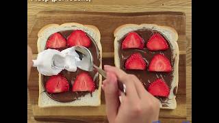 Strawberry Marshmallow amp Nutella Toastie  BampM Stores [upl. by Almallah]