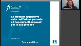 05042018  Tariffazione puntuale e i Regolamenti comunali [upl. by Couchman]