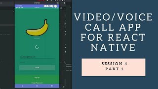 How to ReactNative  Building VideoVoice Call App Part I  Login [upl. by Illak]